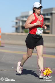 Natural Wellness Athlete running prairie fire wichita