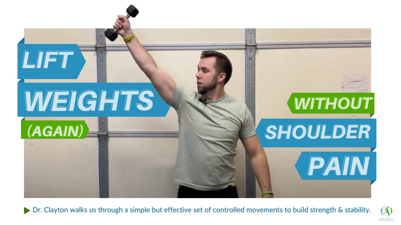 An easy way to get back to lifting weight overhead without shoulder pain